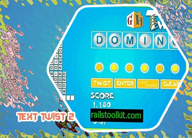 Online games text twist